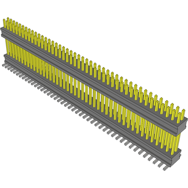 Samtec-FW-44-05-L-D-446-100 Piastre connettori e prese PCB Conn Board Stacker HDR 88 POS 1.27mm Solder ST Top Entry SMD FLEX STACK™ Tube