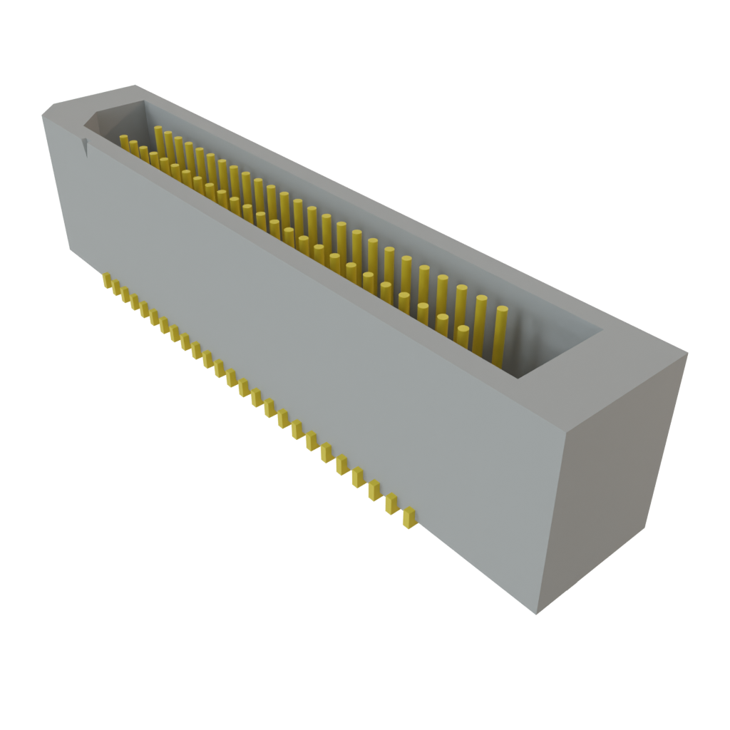 Samtec-TEM-125-02-04.0-H-D-WT Steckverbinderleisten und Leiterplattenbuchsen Conn Shrouded Header (4 Sides) HDR 50 POS 0.8mm Solder ST Top Entry SMD Tray