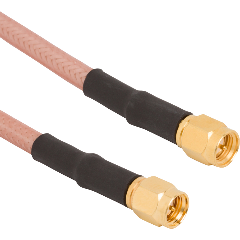 Amphenol RF-135101-07-48.00 Kabelbaugruppen Koaxial Cable Assembly RG142 1.219m SMA to SMA PL-PL Bag