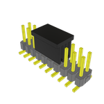 Conn Unshrouded Header HDR 20 POS 2.54mm Solder ST Top Entry SMD T/R