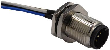 Bel Fuse-SS-12000-012 Steckverbinder, rund M12 A-Code Connector Straight 5 Positions