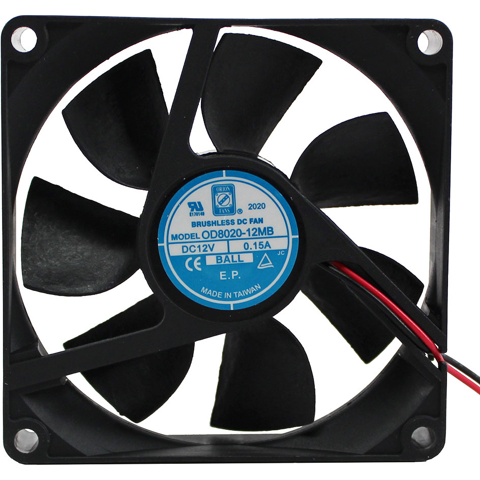 ORION FANS-OD8020-12MB Gebläse und Lüfter DC Fan