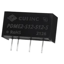 CUI Inc-PDME2-S12-S15-S Convertitore da DC a DC e modulo di regolazione della commutazione Module DC-DC 12VIN 1-OUT 15V 0.133A 2W 4-Pin SIP Module Tube