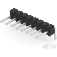 TE Connectivity-5-103329-8 Connector Headers and PCB Receptacles Conn Unshrouded Header HDR 8 POS 2.54mm Solder RA Side Entry Thru-Hole Tray