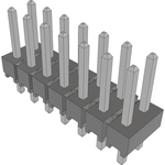 Conn Unshrouded Header HDR 14 POS 2.54mm Solder ST Top Entry Thru-Hole Bulk