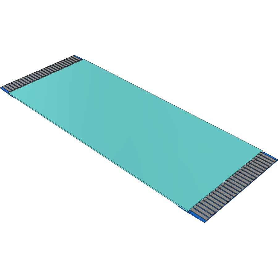 Samtec-FJ-25-D-02.36-4 Flachband Kabelbaugruppen Cable Assembly 0.05m 1mm 25 to 25POS FFC to FFC Bulk