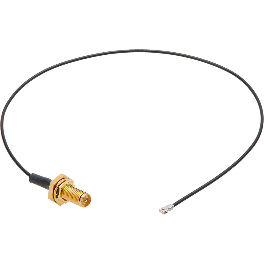 Molex-73230-6270 同轴电缆组件 Cable Assembly 1.37mm Cable 0.305m SMA to MHF4 F-PL Bag