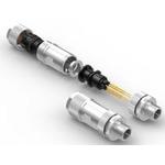 Conn M12 Circular PIN 8 POS Crimp ST Cable Mount 8 Terminal 1 Port