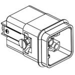 Conn Rectangular M 12 POS Crimp ST Panel Mount Han® Q