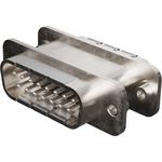 Conn D-Sub Adapter M/F 15/15 POS 1.38mm ST Panel Mount 1/1 Port Tray
