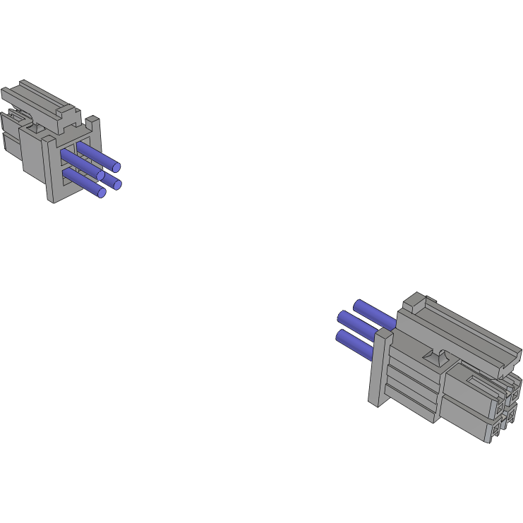 Samtec-MMSD-02-24-S-12.00-D-K-LUS Cable Assembly AC Power Cable Assembly 0.304m Power to Power 4 to 4 POS SKT-SKT Crimp-Crimp 24AWG