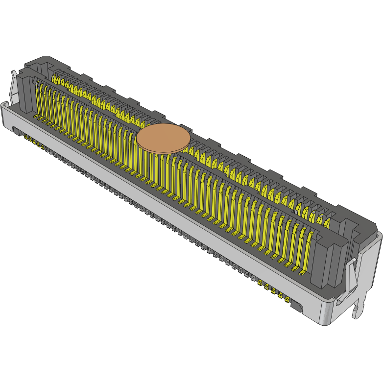 Samtec-LSHM-150-03.0-L-DV-A-S-K-TR 连接器插头及 PCB 插座 Conn Socket and Terminal Strip HDR/SKT 100 POS 0.5mm Solder ST Top Entry SMD Razor Beam™ T/R