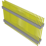 Conn Board Stacker HDR 72 POS 1.27mm Solder ST Thru-Hole Tube