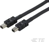 TE Connectivity-2205132-3 null 2205132-3 TE Connectivity Cable Assembly Patch Cord 2m 26AWG RJ-45 8 POS PL Crimp - Arrow.com