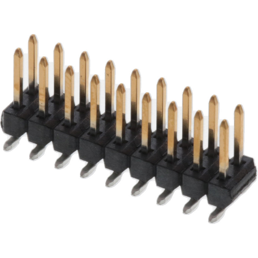 Molex-15-91-0180 Connector Headers and PCB Receptacles Conn Unshrouded Header HDR 18 POS 2.54mm Solder ST Top Entry SMD C-Grid Tube