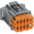 Molex-988161018 Einzeladersteckverbinder, Gehäuse Conn Housing F 10 POS 3.33mm Crimp ST Cable Mount Gray Bag