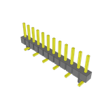 Conn Unshrouded Header HDR 12 POS 2.54mm Solder ST Top Entry SMD Tube