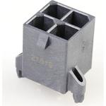 Conn Wire to Board HDR 4 POS 5.7mm Solder ST Top Entry Thru-Hole Mega-Fit Tray