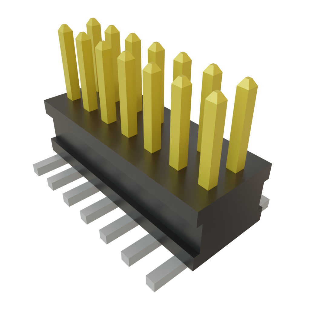 Samtec-FTSH-107-01-L-DV-TR Steckverbinderleisten und Leiterplattenbuchsen Conn Unshrouded Header HDR 14 POS 1.27mm Solder ST Top Entry SMD TIGER CLAW™ T/R
