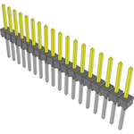 Conn Unshrouded Header HDR 18 POS 2.54mm Solder ST Top Entry Thru-Hole Bulk