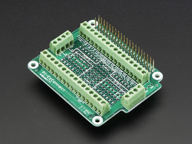 Adafruit Industries-2711 Entwicklungssätze und Werkzeuge Pi-EzConnect Terminal Block Breakout HAT