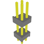 Conn Board Stacker HDR 4 POS 2.54mm Solder ST Top Entry Thru-Hole Bulk