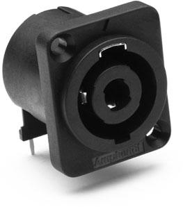 Amphenol-SP-4-MDH Steckverbinder für Audio und Video Conn Speaker Connector M 4 POS Solder RA Thru-Hole 4 Terminal 1 Port