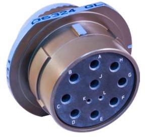 Glenair-D38999/49WH21SA 圆形连接器 Conn Circular SKT 21 POS Crimp ST Cable Mount 21 Terminal 1 Port