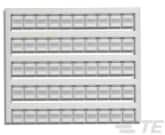 TE Connectivity-2271725-1 Étiquettes Labels Screw Terminal Block Label Polyamide White 5.9x5.9mm