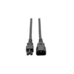Tripp Lite-P014-06N Cable Assembly AC Power Cable Assembly 0.15m C14 to C5 3 to 3 POS F-M 18AWG