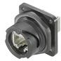 Weidmuller-1012380000 Steckverbinder, Telefon und Telekommunikation Conn RJ-45 F 8 POS IDT ST Panel Mount 8 Terminal 1 Port Cat 6a