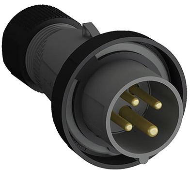 Amphenol-2CMA100336R1000 电源连接器 Conn IEC Connector PL 4 POS Screw ST Cable Mount 4 Terminal 1 Port