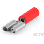 TE Connectivity-42599-2 Steckverbinderanschlüsse PIDG Quick Disconnect Terminal 18-22AWG Brass Red F 23.4mm Tin Box