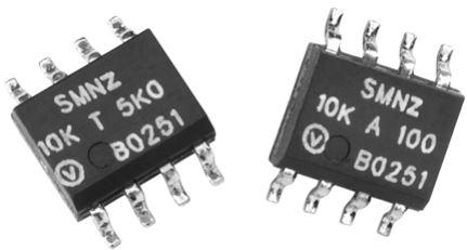VPG Foil Resistors-Y1747V0008QT0W Resistor Networks and Arrays Res Metal Foil NET 10K Ohm/10K Ohm 0.02% 0.4W ±0.2ppm/°C ISOL Molded 8-Pin DIP Gull Wing SMD Waffle