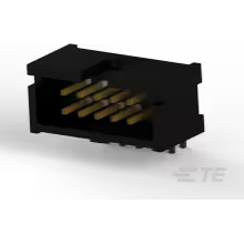 TE Connectivity-5103311-1 Connector Headers and PCB Receptacles Conn Shrouded Header (4 Sides) HDR 10 POS 2.54mm Solder RA Side Entry Thru-Hole Tube