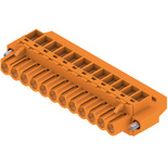 Weidmuller-1949900000 Blocs de raccordement de terminaux Conn Plug-in Terminal Block F 12 POS 5.08mm Screw RA Cable Mount 15A Box