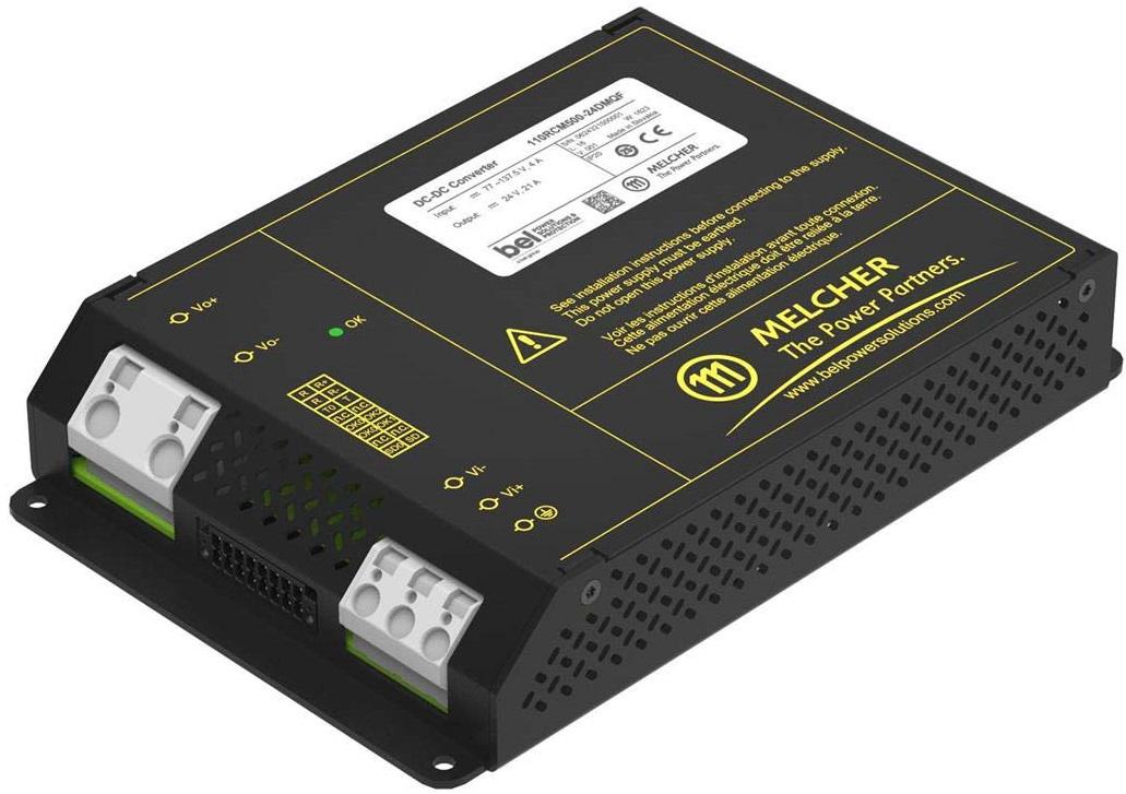 Bel Power Solutions-110RCM500-24DMQF Convertisseur CC en CC et module de régulateur de commutation Module DC-DC 110VIN 1-OUT 24V 21A 500W
