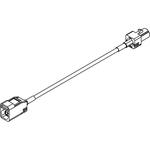 Straight Plug Code C, Blue-to-FAKRA Straight Jack Code C, Blue, RG-316 Cable