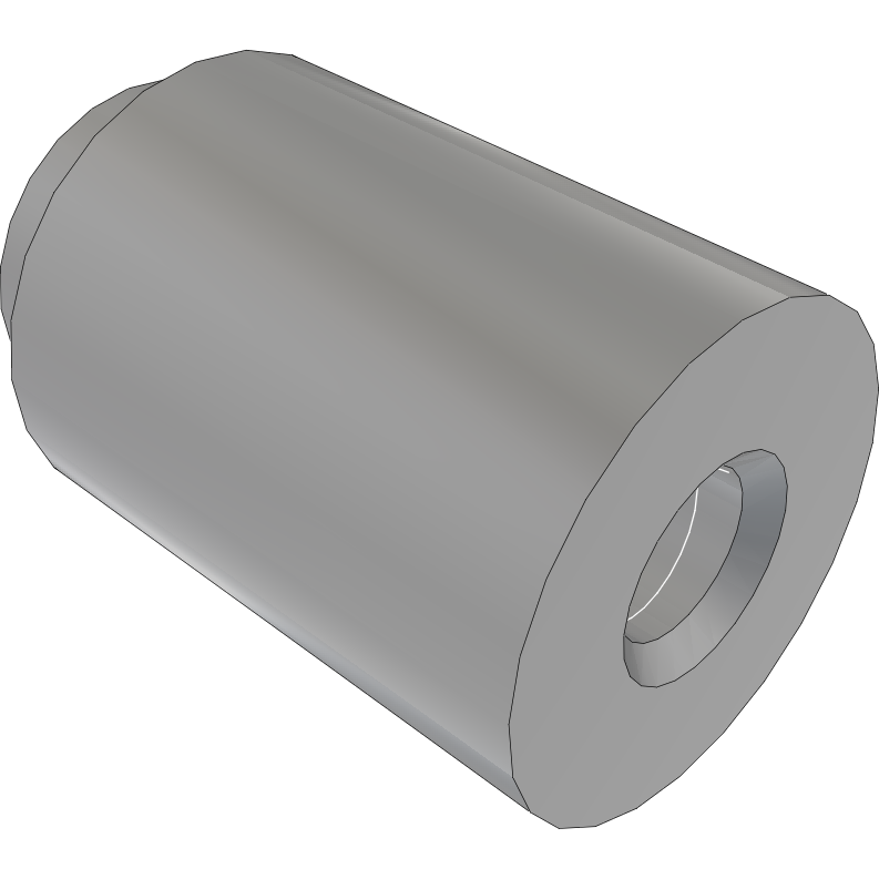 Samtec-SO-0815-01-01-01-N Distanzhülsen Standoff Round Swage F/F 4-40-THD Aluminum 6061