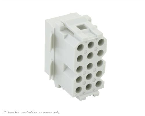 SOURIAU-SMS15R-3 Connettore rettangolare Conn Rectangular F 15 POS ST Panel Mount