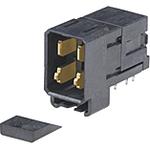 Conn HDR 4 POS 2mm Press Fit RA Thru-Hole 4 Terminal 1 Port Impact Tray