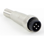 Conn Slim Line Connector M 4 POS Solder Lug ST Cable Mount 4 Terminal 1 Port