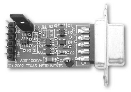 Texas Instruments-ADS1100EVM 数据转换开发电路板和套件 ADS1100 ADC Evaluation Board