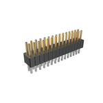 Minitek127®, Board to Board connector, Unshrouded Vertical Header, Through Hole, Double Row, 30 Positions, 1.27mm (0.050in) pitch