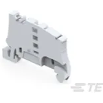 TE Connectivity-1SNK900002R0000 Steckverbinderzubehör Connector Accessories End Stop Straight Polyamide Dark Gray Bag