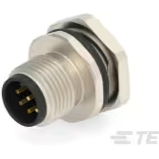 TE Connectivity-T4132012081-000 Connector Circular Conn M12 Circular PIN 8 POS Solder Cup ST Panel Mount 8 Terminal 1 Port
