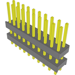 Conn Board Stacker HDR 20 POS 2.54mm Solder ST Top Entry Thru-Hole Bulk
