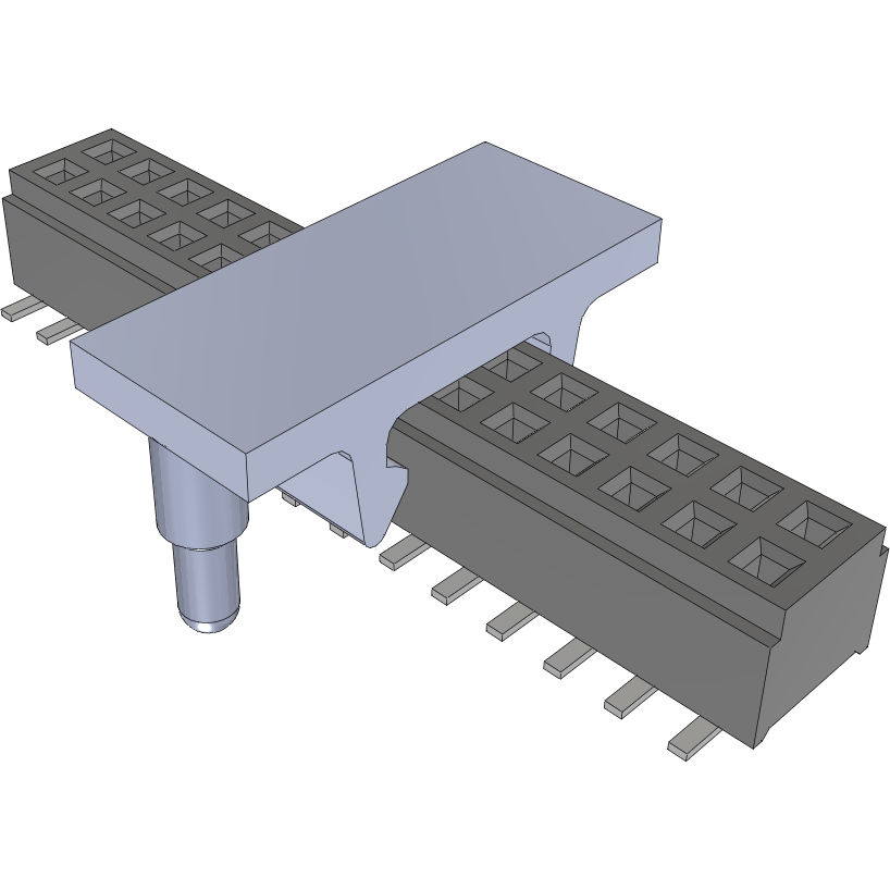 Samtec-CLM-115-02-L-D-PA-TR 连接器插头及 PCB 插座 Conn Micro Socket Strip SKT 30 POS 1mm Solder ST SMD T/R
