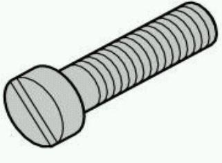 Schroff GmbH-21100148 null Screw Machine Cheese-HD Slot M2.5 X 0.45-THD 12mm-LG Steel Nickel
