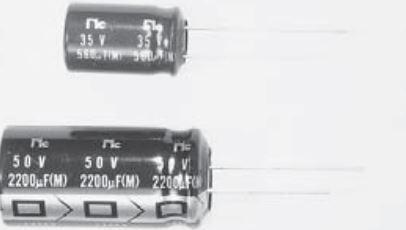 NIC Components-NRSY471M10V8X11.5TBSTF Kondensator, Aluminium Cap Aluminum Lytic 470uF 10V 20% (8 X 11.5mm) Radial 3.5mm 0.41A 1000h 105°C Tape and Box